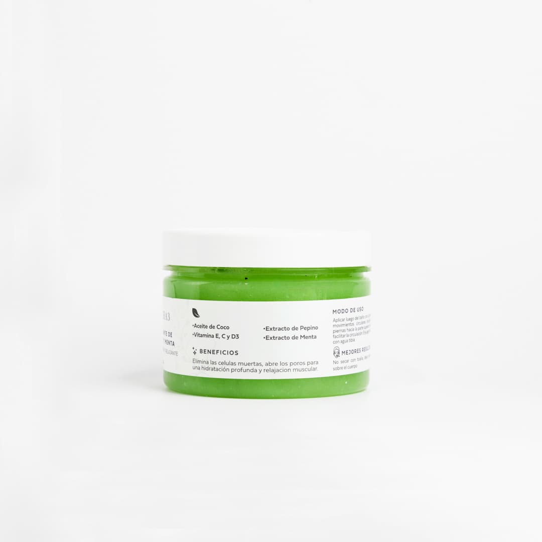 Exfoliante Pepino y Menta