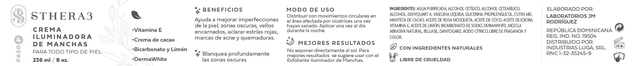 Crema Iluminadora de Manchas